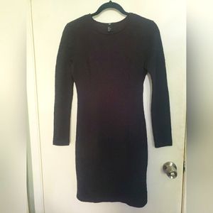 H&M Black Long Sleeves dress (Size M)
